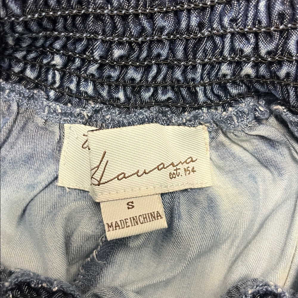 Vintage Havana Acid Wash Look Women's Ruffle Skirt Tiered - Size S - NWT - Picture 5 of 8